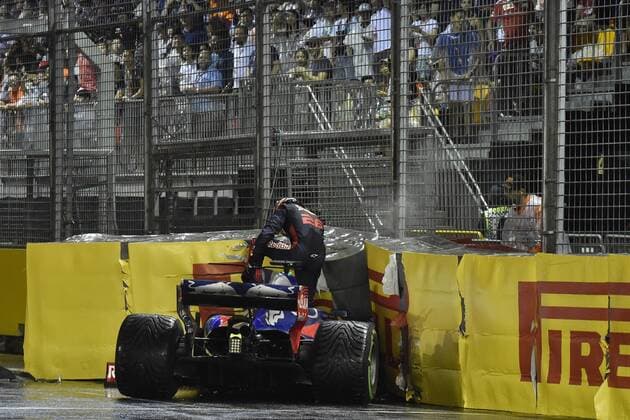 Motorsports: FIA Formula One World Championship WM Weltmeisterschaft 2017, Grand Prix of Singapore, 26 Daniil Kvyat (RUS, Scuderia Toro Rosso), Singapore Singapore