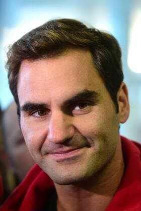 Swiss tennis player Roger Federer speaks with journalists after his arrival in Prague, Czech Republic, on September 18, 2017. Federer will take part in the first edition of the Laver Cup tennis tournament in Prague, where the team of Europe will compete with the world selection. (CTKxPhoto MichalxKamaryt) CTKPhotoP201709180482101  KMT_9504
