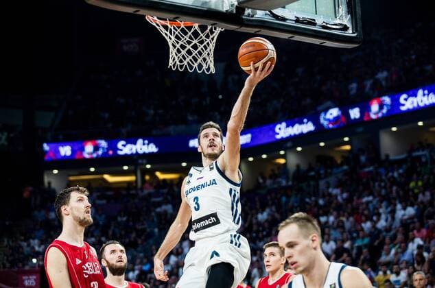 17 09 2017 Sinan Erdem Dome Istanbul Door FIBA Eurobasket 2017 Slovenia vs Serbia Final in Picture Goran Dragic of Slovenia during The Eurobasket 2017 Final Match between Slovenia and Serbia AT The Sinan Erdem Dome in Istanbul Turkey ON 2017 09 17 Istanbul  EX_SPIDA