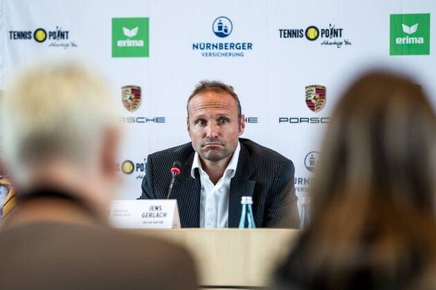 Jens Gerlach Fed Cup Captain German Tennis Confederation DTB Press conference Stuttgart City Hall Stuttgart Copyright: xWuechner Eibner-Pressefotox EP_NWR