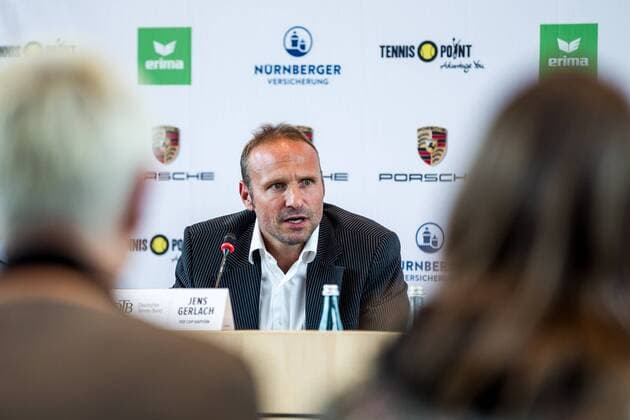 Jens Gerlach Fed Cup Captain German Tennis Confederation DTB Press conference Stuttgart City Hall Stuttgart Copyright: xWuechner Eibner-Pressefotox EP_NWR