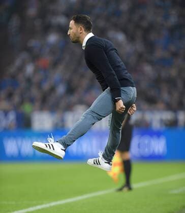 19 09 2017 Football ger 1 Bundesliga Season 2017 2018 5 Matchday FC Schalke 04 FC Bavaria Munich 0 3 team manager Domenico Tedesco FC Schalke 04 Team2