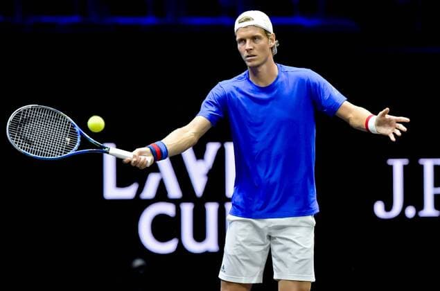 Czech tennis player TOMAS BERDYCH in action during the training session prior to the first edition of the Laver Cup tennis tournament in Prague, Czech Republic, on September 20, 2017. The team of Europe will compete with the world selection. (CTKxPhoto VitxSimanek) CTKPhotoP201709200873001  VIS 008