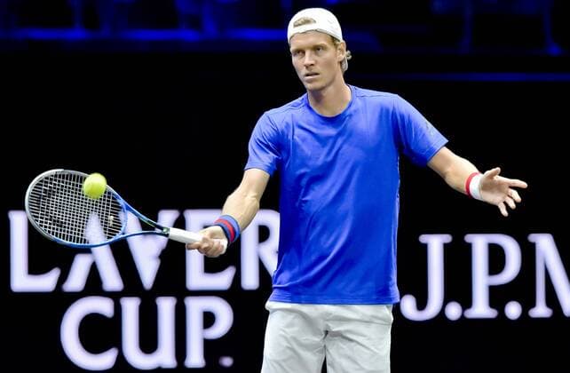 Czech tennis player TOMAS BERDYCH in action during the training session prior to the first edition of the Laver Cup tennis tournament in Prague, Czech Republic, on September 20, 2017. The team of Europe will compete with the world selection. (CTKxPhoto VitxSimanek) CTKPhotoP201709200879201  VIS 009