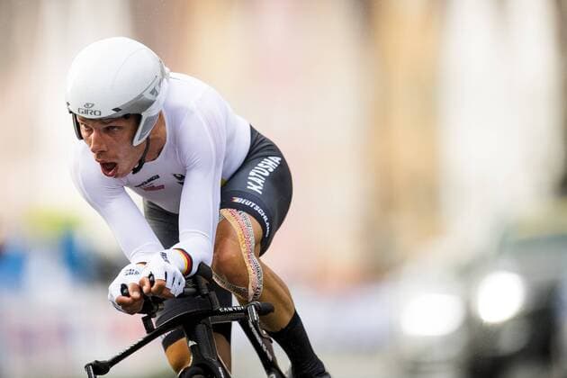 170920 Tony Martin of Germany competes during the Men Elite Individual Time Trial on September 20, 2017 in Bergen. Photo: Jon Olav Nesvold BILDBYRN kod JE 160023  Copyright: JONxOLAVxNESVOLD BB170920BB218