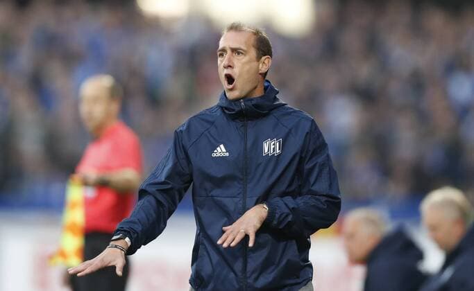 20 09 2017 Hänscharena Meppen GER 3 Liga SV Meppen vs VfL Osnabrück Head Coach Joe Enochs VfL Osnabrück Meppen Niedersachsen Germany Hänsch Arena