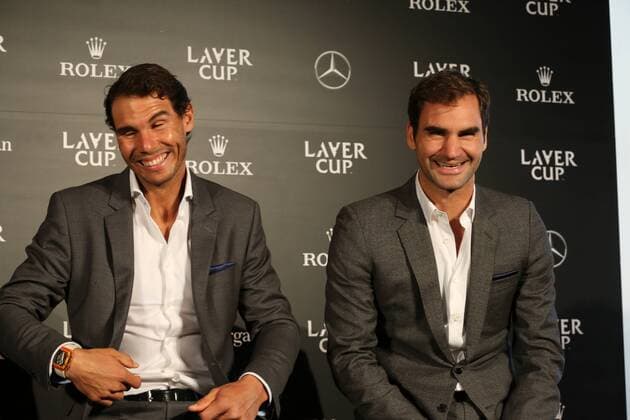 Laver Cup Prague 20 09 2017 Rafael NADAL Roger FEDERER