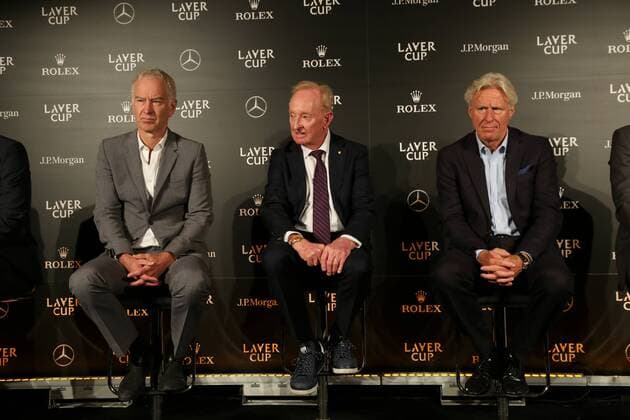 Laver Cup Prague 20 09 2017 John McEnroes Profile Rod Laver Björn Borg