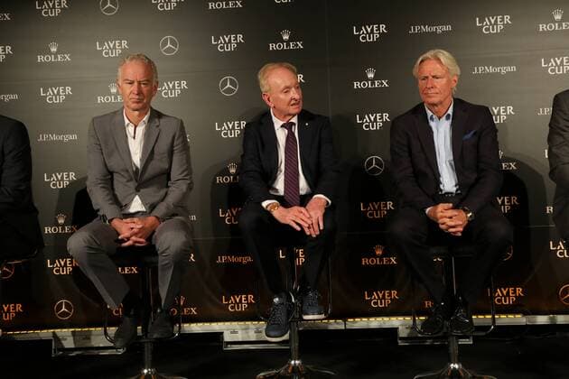 Laver Cup Prague 20 09 2017 John McEnroes Profile Rod Laver Björn Borg