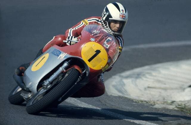 Motorcycle World Championships Phil Read MV Agusta 1975 in Assen