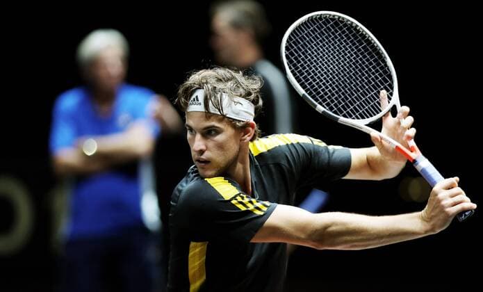 TENNIS - Laver Cup 2017 PRAGUE,CZECH REPUBLIC,22.SEP.17 - TENNIS - Laver Cup, Team Europe vs Team World. Image shows Dominic Thiem (AUT). GEPAxpictures xMatthiasxHauer
