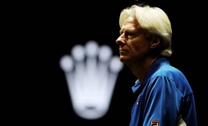 TENNIS - Laver Cup 2017 PRAGUE,CZECH REPUBLIC,22.SEP.17 - TENNIS - Laver Cup, Team Europe vs Team World. Image shows Bjoern Borg (SWE). GEPAxpictures xMatthiasxHauer