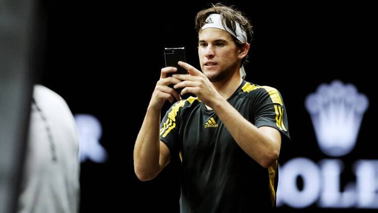 TENNIS - Laver Cup 2017 PRAGUE,CZECH REPUBLIC,22.SEP.17 - TENNIS - Laver Cup, Team Europe vs Team World. Image shows Dominic Thiem (AUT). GEPAxpictures xMatthiasxHauer