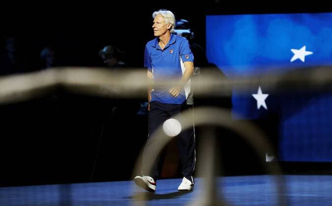 TENNIS - Laver Cup 2017 PRAGUE,CZECH REPUBLIC,22.SEP.17 - TENNIS - Laver Cup, Team Europe vs Team World. Image shows Bjoern Borg (SWE). GEPAxpictures xMatthiasxHauer