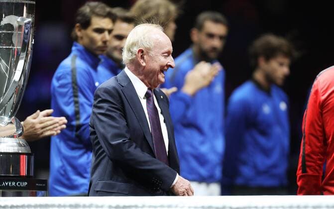 TENNIS - Laver Cup 2017 PRAGUE,CZECH REPUBLIC,22.SEP.17 - TENNIS - Laver Cup, Team Europe vs Team World. Image shows Rod Laver. GEPAxpictures xMatthiasxHauer