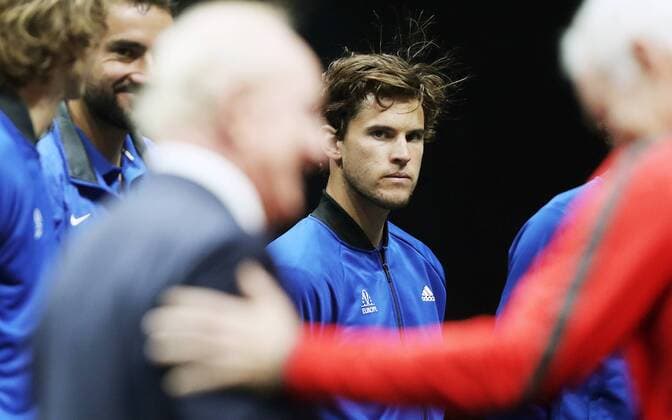 TENNIS - Laver Cup 2017 PRAGUE,CZECH REPUBLIC,22.SEP.17 - TENNIS - Laver Cup, Team Europe vs Team World. Image shows Dominic Thiem (AUT). GEPAxpictures xMatthiasxHauer
