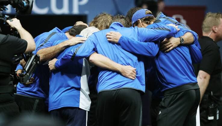 TENNIS - Laver Cup 2017 PRAGUE,CZECH REPUBLIC,22.SEP.17 - TENNIS - Laver Cup, Team Europe vs Team World. Image shows Team Europe. GEPAxpictures xMatthiasxHauer