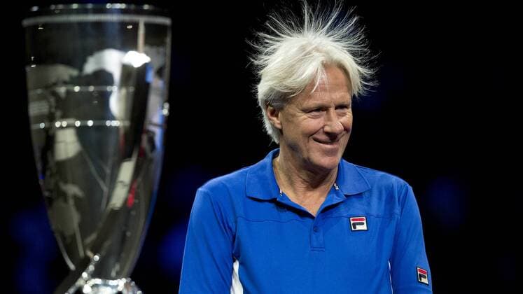 Themen der Woche - SPORT Bilder des Tages - SPORT Swedish BJORN BORG, captain of European Team, is seen during the first edition of the Laver Cup tennis tournament in Prague, Czech Republic, on September 22, 2017. The team of Europe will compete with the world selection. (CTKxPhoto MichalxKamaryt) CTKPhotoP201709220519501  kmt 9