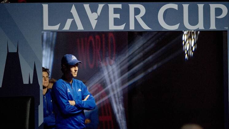Czech tennis player TOMAS BERDYCH (Team Europe) is seen during the first edition of the Laver Cup tennis tournament in Prague, Czech Republic, on September 22, 2017. (CTKxPhoto MichalxKamaryt) CTKPhotoP201709220539601  kmt 12