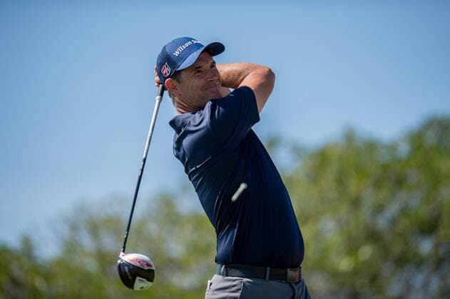 Padraig Harrington tees off during day 2 of the European Tour - Portugal Masters 2017 at Dom Pedro Victoria Golf Course, Vilamoura, Portugal on 22 September 2017. Copyright: xMatthewxBuchanx 16770069