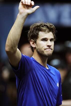 TENNIS - Laver Cup 2017 PRAGUE,CZECH REPUBLIC,22.SEP.17 - TENNIS - Laver Cup, Team Europe vs Team World. Image shows Dominic Thiem (AUT). GEPAxpictures xMatthiasxHauer