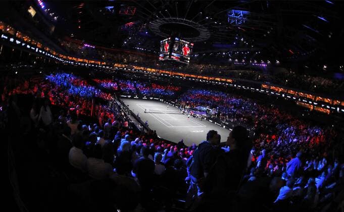 TENNIS - Laver Cup 2017 PRAGUE,CZECH REPUBLIC,22.SEP.17 - TENNIS - Laver Cup, Team Europe vs Team World. Image shows the O2 Arena. GEPAxpictures xMatthiasxHauer