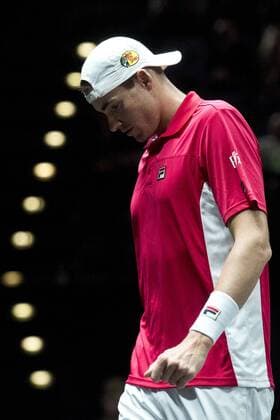 US tennis player JOHN ISNER (Team World) in action during the second singles match within the first edition of the Laver Cup tennis tournament in Prague, Czech Republic, on September 22, 2017. (CTKxPhoto MichalxKamaryt) CTKPhotoP201709220809101  kmt 45
