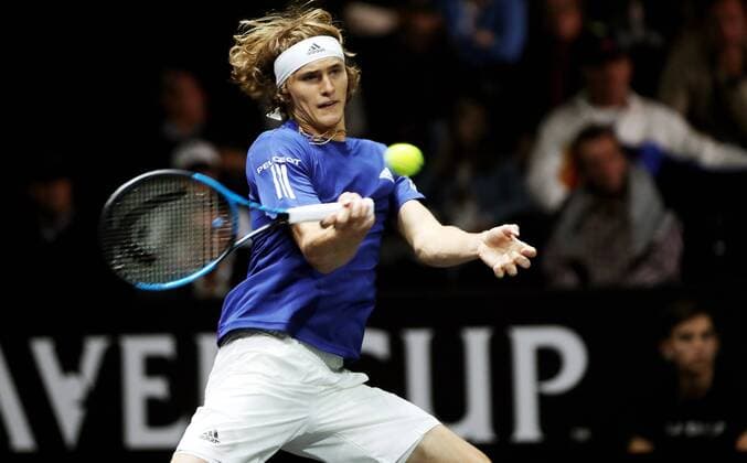 TENNIS - Laver Cup 2017 PRAGUE,CZECH REPUBLIC,22.SEP.17 - TENNIS - Laver Cup, Team Europe vs Team World. Image shows Alexander Zverev (GER). GEPAxpictures xMatthiasxHauer