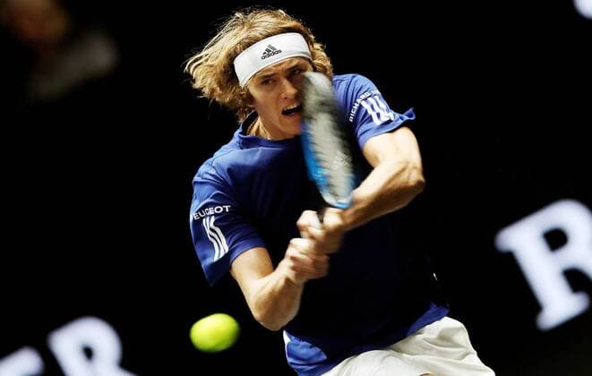 TENNIS - Laver Cup 2017 PRAGUE,CZECH REPUBLIC,22.SEP.17 - TENNIS - Laver Cup, Team Europe vs Team World. Image shows Alexander Zverev (GER). GEPAxpictures xMatthiasxHauer