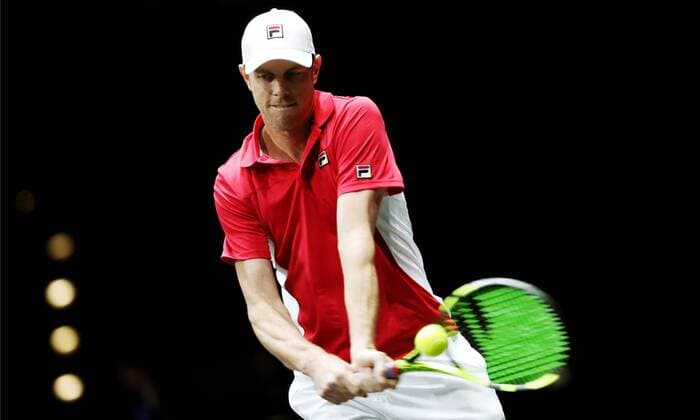 TENNIS - Laver Cup 2017 PRAGUE,CZECH REPUBLIC,23.SEP.17 - TENNIS - Laver Cup, Team Europe vs Team World. Image shows Sam Querrey (USA). GEPAxpictures xMatthiasxHauer