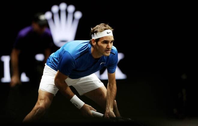 Bilder des Tages - SPORT TENNIS - Laver Cup 2017 PRAGUE,CZECH REPUBLIC,23.SEP.17 - TENNIS - Laver Cup, Team Europe vs Team World. Image shows Roger Federer (SUI). GEPAxpictures xMatthiasxHauer
