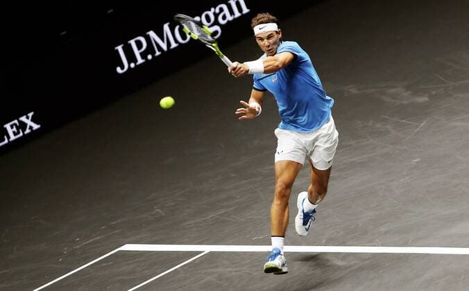 TENNIS - Laver Cup 2017 PRAGUE,CZECH REPUBLIC,23.SEP.17 - TENNIS - Laver Cup, Team Europe vs Team World. Image shows Rafael Nadal (ESP). GEPAxpictures xMatthiasxHauer
