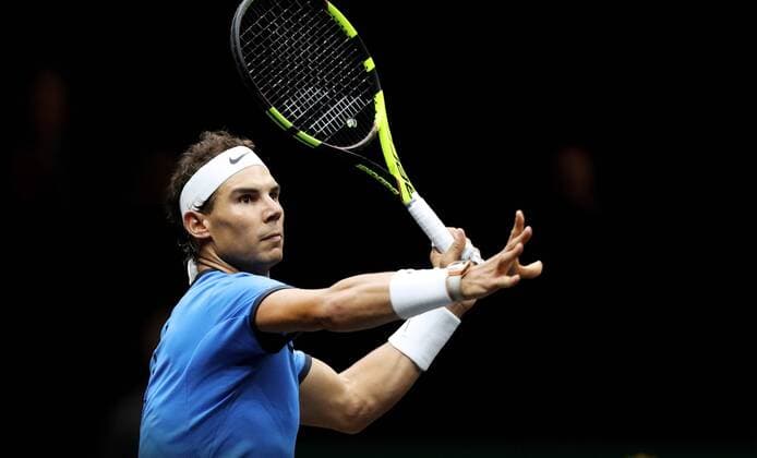 TENNIS - Laver Cup 2017 PRAGUE,CZECH REPUBLIC,23.SEP.17 - TENNIS - Laver Cup, Team Europe vs Team World. Image shows Rafael Nadal (ESP). GEPAxpictures xMatthiasxHauer