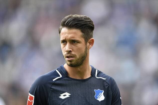 Mark Uth TSG 1899 Hoffenheim Portrait, Porträt, Portraet TSG 1899 Hoffenheim vs FC Schalke 04 S04 23.09.2017 TSG 1899 Hoffenheim vs FC Schalke 04 S04
