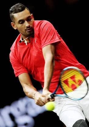 TENNIS - Laver Cup 2017 PRAGUE,CZECH REPUBLIC,23.SEP.17 - TENNIS - Laver Cup, Team Europe vs Team World. Image shows Nick Kyrgios (AUS). GEPAxpictures xMatthiasxHauer