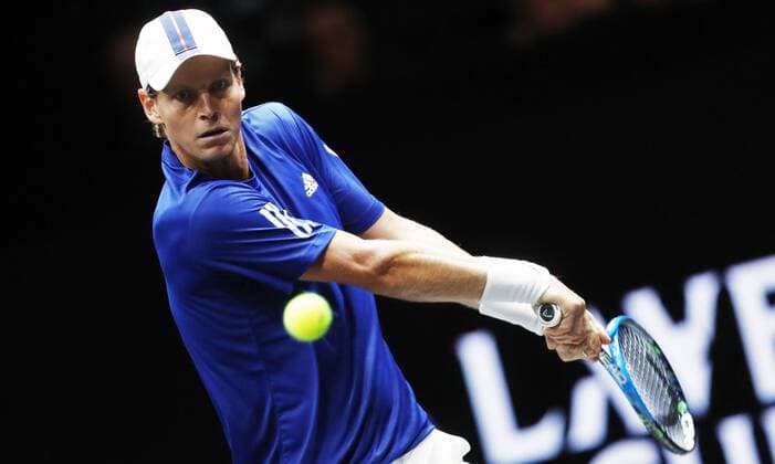TENNIS - Laver Cup 2017 PRAGUE,CZECH REPUBLIC,23.SEP.17 - TENNIS - Laver Cup, Team Europe vs Team World. Image shows Tomas Berdych (CZE). GEPAxpictures xMatthiasxHauer