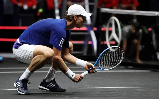 Bilder des Tages - SPORT TENNIS - Laver Cup 2017 PRAGUE,CZECH REPUBLIC,24.SEP.17 - TENNIS - Laver Cup, Team Europe vs Team World. Image shows Tomas Berdych (CZE). GEPAxpictures xMatthiasxHauer