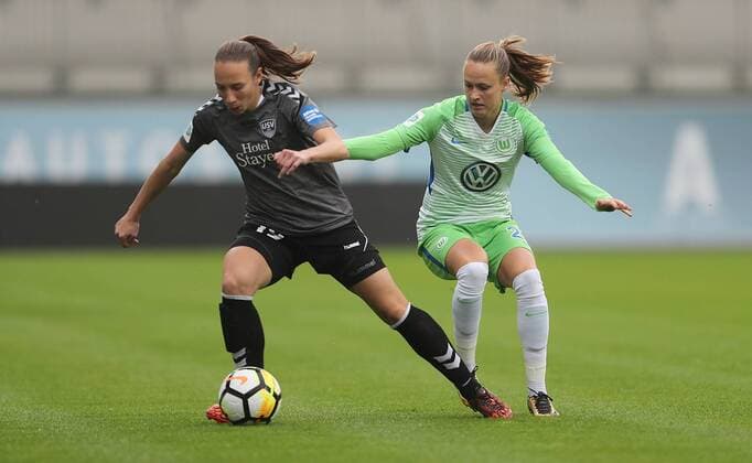 Sandra Zigic (FF USV Jena), Caroline Graham Hansen (VfL Wolfsburg)