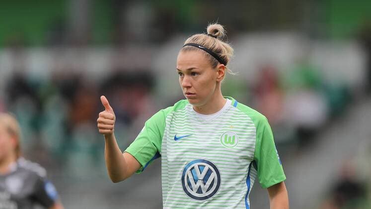 Caroline Graham Hansen (VfL Wolfsburg), daumen hoch