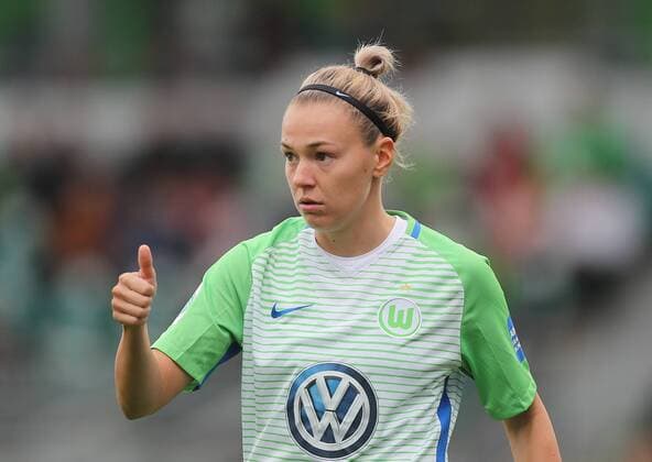 Caroline Graham Hansen (VfL Wolfsburg), daumen hoch