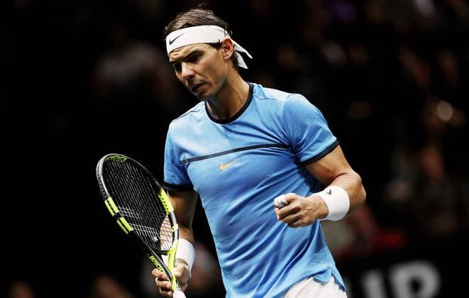 TENNIS - Laver Cup 2017 PRAGUE,CZECH REPUBLIC,24.SEP.17 - TENNIS - Laver Cup, Team Europe vs Team World. Image shows Rafael Nadal (ESP). GEPAxpictures xMatthiasxHauer