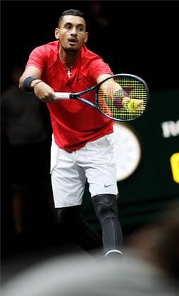 TENNIS - Laver Cup 2017 PRAGUE,CZECH REPUBLIC,24.SEP.17 - TENNIS - Laver Cup, Team Europe vs Team World. Image shows Nick Kyrgios (AUS). GEPAxpictures xMatthiasxHauer