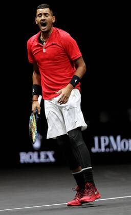 TENNIS - Laver Cup 2017 PRAGUE,CZECH REPUBLIC,24.SEP.17 - TENNIS - Laver Cup, Team Europe vs Team World. Image shows Nick Kyrgios (AUS). GEPAxpictures xMatthiasxHauer