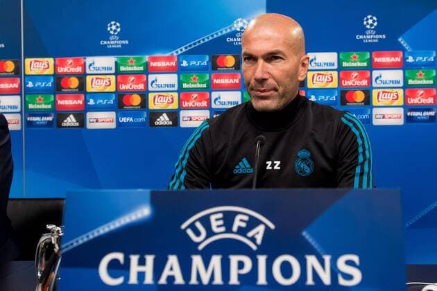 Dortmund, Germany, 25.09.2017, UEFA Champions League Pressekonferenz, Real Madrid, Trainer Zinedine Zidane (Real) ( DeFodi001