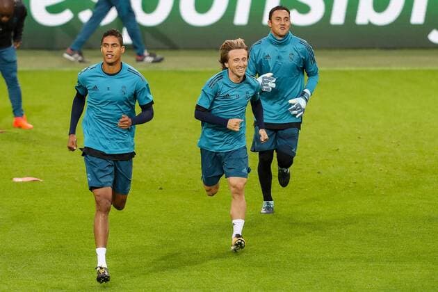 Dortmund, Germany, Training Real Madrid, Luka Modric (Real Madrid) in Aktion ( DeFodi507