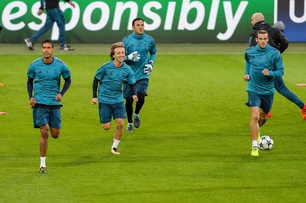 Dortmund, Germany, Training Real Madrid, Luka Modric (Real Madrid) in Aktion ( DeFodi507