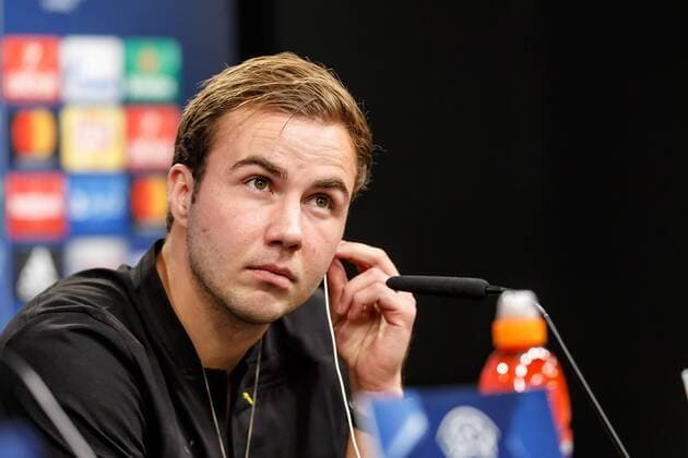 Dortmund, Germany, 25.09.2017, UEFA Champions League Pressekonferenz, BV Borussia Dortmund, Mario Goetze (BVB) ( DeFodi507