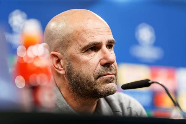 Dortmund, Germany, 25.09.2017, UEFA Champions League Pressekonferenz, BV Borussia Dortmund, Trainer Peter Bosz (BVB) ( DeFodi507