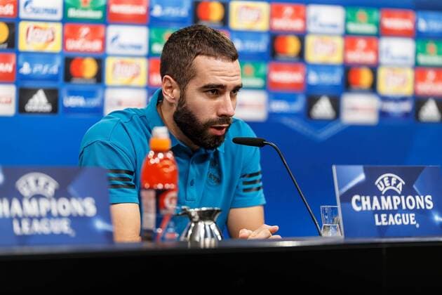 Dortmund, Germany, 25.09.2017, UEFA Champions League Pressekonferenz, Real Madrid, Dani Carvajal (Real Madrid) ( DeFodi507