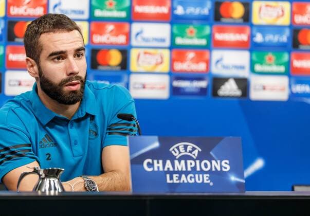 Dortmund, Germany, 25.09.2017, UEFA Champions League Pressekonferenz, Real Madrid, Dani Carvajal (Real Madrid) ( DeFodi507